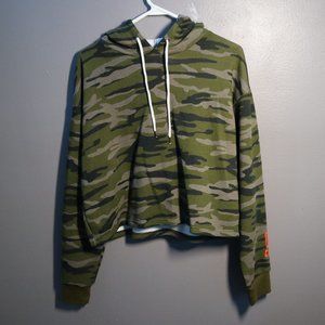 Forever 21 LA Crew Camo Drawstring Hoodie